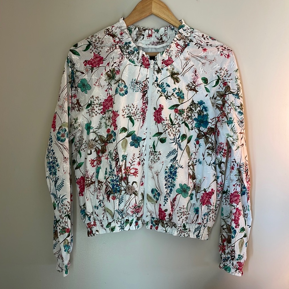 Floral zip up jacket by SANCTUARY